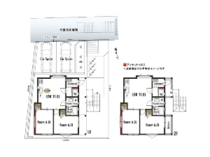 一棟売りアパート 船橋市丸山4丁目 間取図