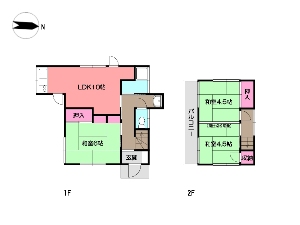 中古一戸建て（オーナーチェンジ） 船橋市芝山7丁目 間取図