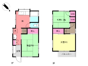 中古一戸建て（オーナーチェンジ） 船橋市高野台2丁目 間取図