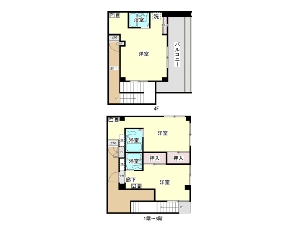 一棟売りマンション 船橋市本町3丁目 間取図