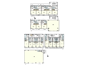 2棟一括売りマンション 船橋市前原東3丁目 間取図