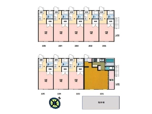 一棟売りアパート 船橋市三山2丁目 間取図