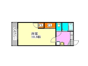 一棟売りアパート 船橋市薬円台1丁目 間取図