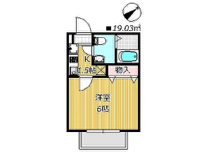 一棟売りアパート 船橋市海神6丁目 間取図