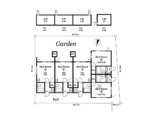 一棟売りアパート 船橋市前原西5丁目 間取図