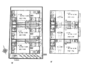 一棟売りアパート 船橋市本町3丁目 間取図 一棟売りアパート 船橋市本町3丁目 間取図