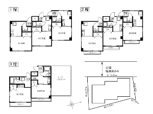 一棟売りマンション 船橋市古作3丁目 間取図 一棟売りマンション 船橋市古作3丁目 間取図