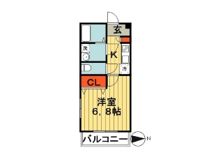 一棟売りアパート 船橋市東船橋1丁目 間取図