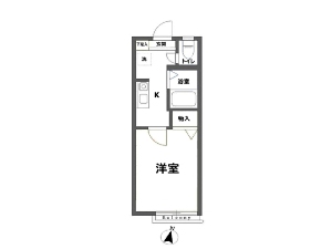 一棟売りアパート 船橋市薬円台4丁目 間取図
