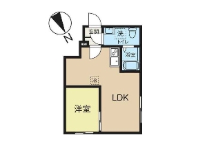 一棟売りアパート 船橋市芝山6丁目 間取図