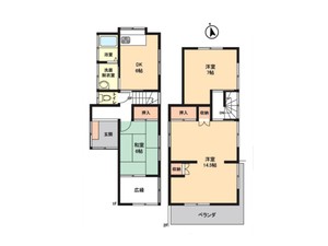 中古一戸建て（オーナーチェンジ） 船橋市三山5丁目 間取図