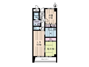 ガーデンヴィラクレセント 船橋 賃貸マンション 間取図