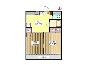 ベルフィーヌ船橋 船橋 賃貸マンション 間取図