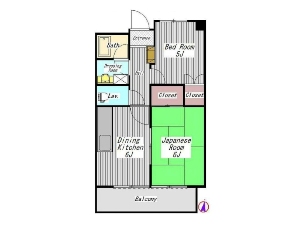 メゾン竹内 船橋 賃貸マンション 間取図
