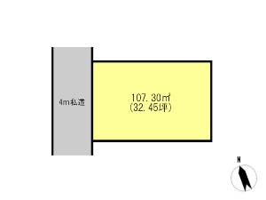 土地 船橋市丸山2丁目 区画図