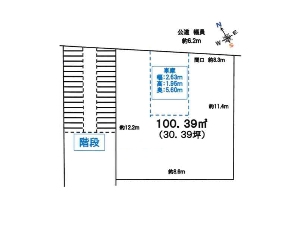 土地 船橋市芝山6丁目 区画図