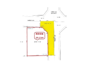 土地 船橋市松が丘3丁目 区画図