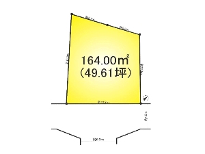 土地 船橋市田喜野井1丁目 区画図