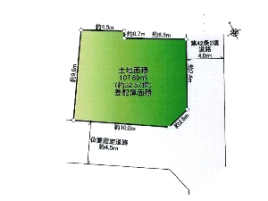 土地 船橋市駿河台2丁目 区画図