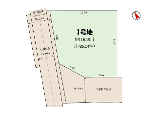 土地 船橋市駿河台2丁目 区画図