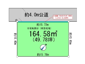 土地 船橋市三山9丁目 区画図
