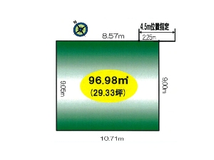 土地 船橋市三山2丁目 区画図