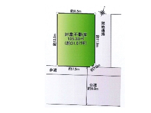 土地 船橋市七林町 区画図