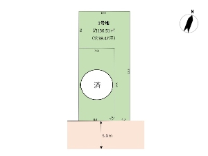 土地 船橋市習志野台5丁目 区画図