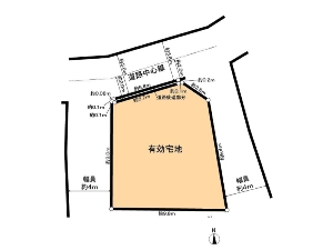 土地 船橋市飯山満町3丁目 区画図