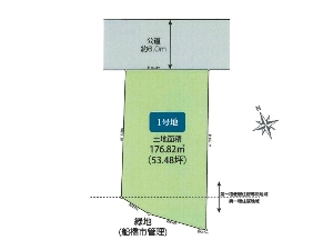 土地 船橋市飯山満町3丁目 区画図