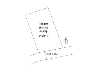 土地 船橋市飯山満町2丁目 区画図