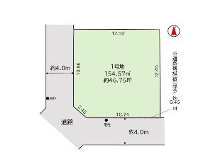 土地 船橋市松が丘2丁目 区画図