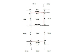 土地 船橋市松が丘3丁目 区画図