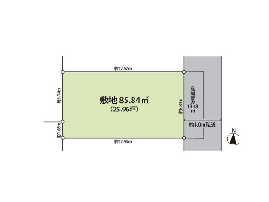 土地 船橋市松が丘3丁目 区画図