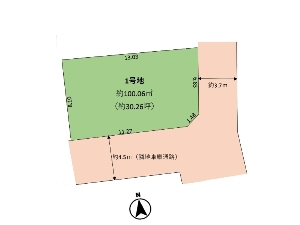 土地 船橋市夏見2丁目 区画図