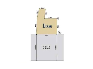 土地 船橋市海神6丁目 区画図