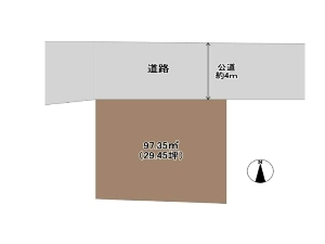 土地 船橋市海神4丁目 区画図 土地 船橋市海神4丁目 区画図