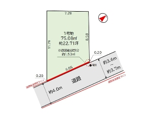土地 船橋市南本町 区画図 土地 船橋市南本町 区画図
