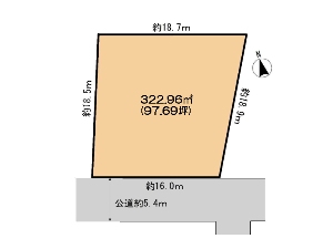 土地 船橋市湊町2丁目 区画図
