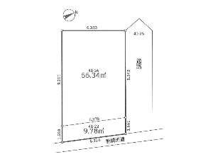 土地 船橋市前原東5丁目 区画図 土地 船橋市前原東5丁目 区画図