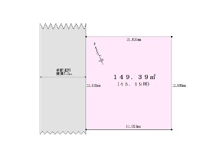 土地 船橋市前原東6丁目 区画図