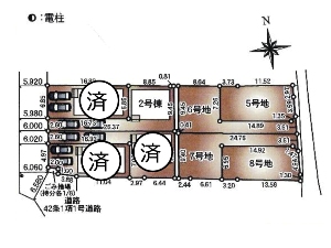 土地 船橋市駿河台2丁目 区画図