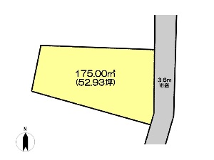 土地 船橋市三山1丁目 区画図