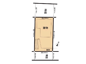 土地 船橋市田喜野井2丁目 区画図