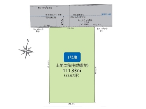 土地 船橋市薬円台5丁目 区画図