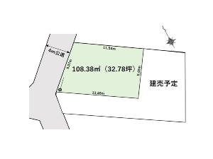 土地 船橋市二宮1丁目 区画図