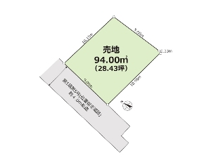 土地 船橋市二宮2丁目 区画図