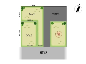 土地 船橋市習志野台5丁目 区画図