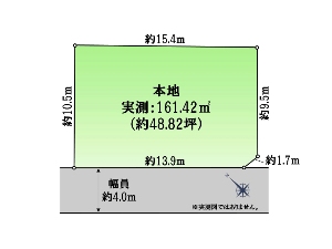 土地 船橋市習志野台4丁目 区画図