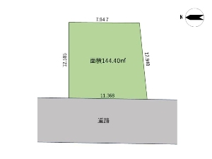 土地 船橋市芝山5丁目 区画図 土地 船橋市芝山5丁目 区画図